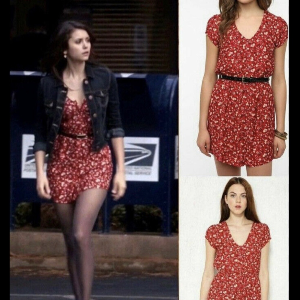 Original Elena Gilbert Vampire Diaries Kimchi Blue Floral Dress S